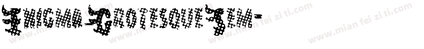 Enigma_Grotesque Sem字体转换